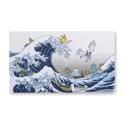 BRAND NEW Pokemon Center Great Wave Pikachu & Friends Playmat TCG - Image 1