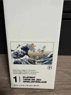 Pokemon TCG | Great Wave Pikachu & Friends Playmat - Brand New - Image 2