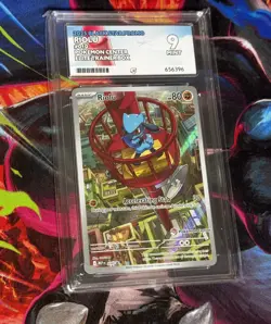 Pokemon TCG Riolu Black Star Promo 010 Mega Evulotion Pokemon Centre Card ACE10 - Image 1