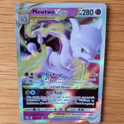 MEWTWO VSTAR 031/078 POKEMON CARD (POKEMON GO SET) HALF ART HOLO - Image 1