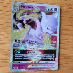 MEWTWO VSTAR 031/078 POKEMON CARD (POKEMON GO SET) HALF ART HOLO - Image 3