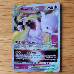 MEWTWO VSTAR 031/078 POKEMON CARD (POKEMON GO SET) HALF ART HOLO - Image 4
