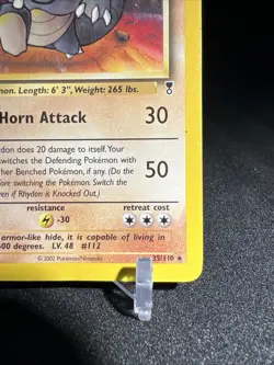 Rhydon 35/110 - Legendary Collection - Pokemon Card 2002 - Image 5