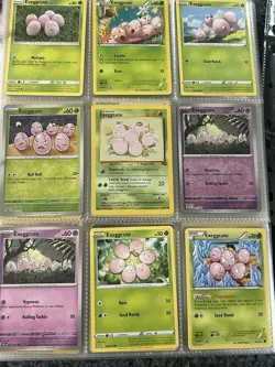 Pokemon TCG Exeggcute 9 Card Collection Includes Vintage Card! NM - Image 1
