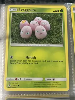Pokemon TCG Exeggcute 9 Card Collection Includes Vintage Card! NM - Image 2