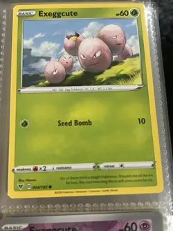 Pokemon TCG Exeggcute 9 Card Collection Includes Vintage Card! NM - Image 4
