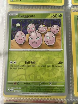 Pokemon TCG Exeggcute 9 Card Collection Includes Vintage Card! NM - Image 5