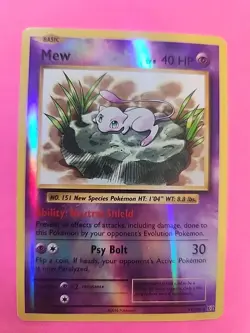 Mew XY Evolutions Reverse Holo Pokemon Card WOTC NM + - Image 1