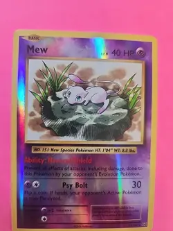 Mew XY Evolutions Reverse Holo Pokemon Card WOTC NM + - Image 2