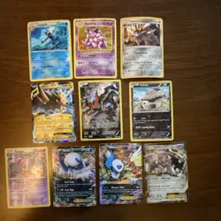 Pokemon Lot 11 Cards - Darkrai XY114 Promo, Mega Absol EX, Zapdos EX, Gengar - Image 1
