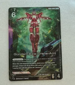 Gd03 Gundam Exia Trans Am Lr+ Gundam Card - Image 1