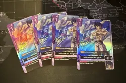 Gundam Card Game ST05-010 C Mikazuki Augus Alternate Art Promo Playset (x4) - Image 1