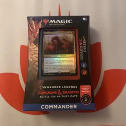 MTG Factory Sealed Commander Legends Battle for Baldurs Gate Draconic Dissent - Image 1