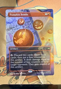 Pumpkin Bombs (Borderless) Marvel's Spider-Man: Eternal-Legal Foil - Image 1
