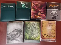 Ultra Pro & Legions Deck Box Lot of 7 ~ mtg Xenagos Black Mana Something Wicked - Image 1
