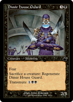 Dimir House Guard - Retro Frame FOIL - Ravnica Remastered - RVR - NM - Image 1