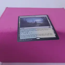 MTG Magic the Gathering Overgrown Farmland (265/553) Innistrad Midnight Hunt NM - Image 4