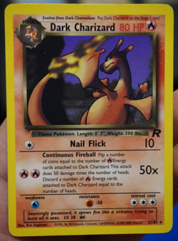 NM Dark Charizard Team Rocket NON HOLO 21/82 Pokemon Card WOTC TCG UK - Image 1