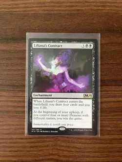 1x Liliana's Contract (#107) Mint/NM Magic:the Gathering MTG Core Set 2019 - Image 1