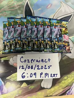 Pokemon GO Booster Packs 9x Lot Factory Sealed (SWSH) - Image 1