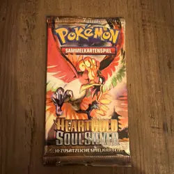 Sealed Pokemon Heart Gold Soul Silver Base Set Booster Englisch Cover Hooh - Image 2