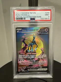 2024 Pokemon Temporal Forces Iron Crown EX #206/162 PSA GEM MINT 10 - Image 1