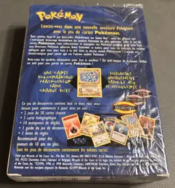 1st Edition Pokemon Base Set Starter Theme Deck Factory Sealed WoTC FRENCH - Image 2