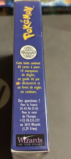 1st Edition Pokemon Base Set Starter Theme Deck Factory Sealed WoTC FRENCH - Image 3