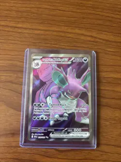 Pokemon Team Rocket's Nidoking ex 216/182 Sv10: Destined Rivals Holo Ultra Rare - Image 1