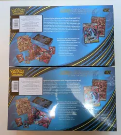 Pokemon Phantasmal Flames Mega Charizard UPC Ultra Premium Costco 2 Pack IN HAND - Image 2