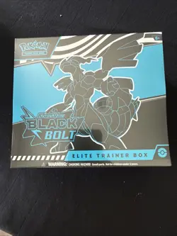 Pokemon TCG Scarlet and Violet Black Bolt Elite Trainer Box ETB Sealed - Image 1