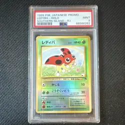 Pokemon TCG Southern Islands Ledyba 07/18 Reverse Holo Promo PSA 9 1999 - Image 1