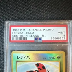 Pokemon TCG Southern Islands Ledyba 07/18 Reverse Holo Promo PSA 9 1999 - Image 4