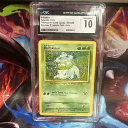 CGC 10 GEM MINT Bulbasaur 001/034 CLV TCG Classic Venusaur Deck Holo Pokemon - Image 1