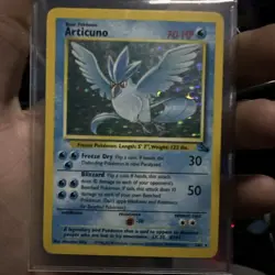 Pokemon TCG Articuno Fossil Holo Unlimited Rare Card 2/62 LP Condition - Image 1