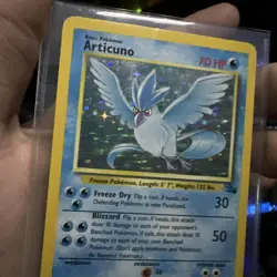 Pokemon TCG Articuno Fossil Holo Unlimited Rare Card 2/62 LP Condition - Image 4