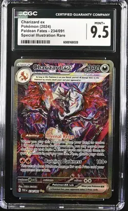 Pokemon 2024 Charizard ex Paldean Fates 234/091 CGC 9.5 - Image 1