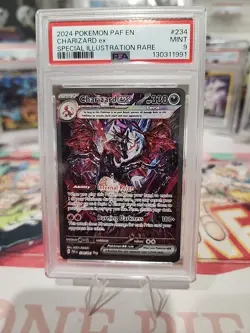 2024 Pokemon Paldean Fates SIR: CHARIZARD ex #234: PSA 9 - Image 2