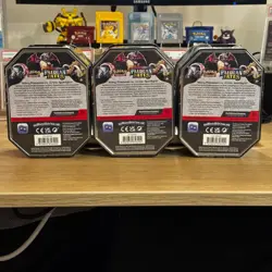 Pokemon TCG Paldean Fates Set of 3 Tins Brand New & Sealed ✅ 4 Pack Tin Art Set - Image 2