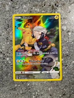 Pokemon TCG Pikachu TG05/TG30 Lost Origin Trainer Gallery Art Rare Holo EXC-NM - Image 1
