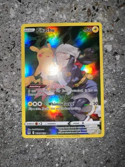 Pokemon TCG Pikachu TG05/TG30 Lost Origin Trainer Gallery Art Rare Holo EXC-NM - Image 3