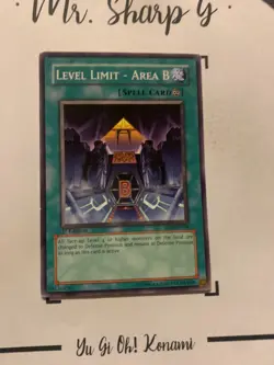 LEVEL LIMIT - AREA B -1st EDITION SD3-EN024 ENGLISH Yu-Gi-Oh! CARD COMMON KONAMI - Image 3