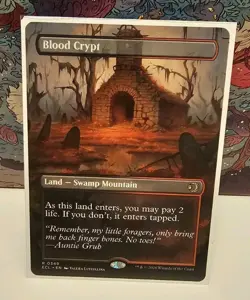 Blood Crypt | Borderless | Lorwyn Eclipsed | Rare MTG Card #0349 - Image 1