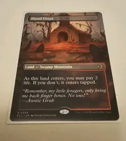Blood Crypt | Borderless | Lorwyn Eclipsed | Rare MTG Card #0349 - Image 2