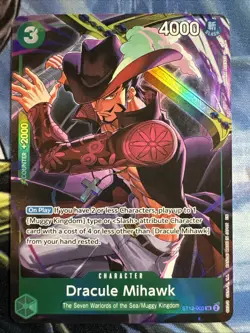 Dracule Mihawk (Illustration Box Vol.4) ST12-003 One Piece Promotion Cards Foil - Image 1