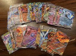 Pokemon TCG Secret Rare Full Art MEGA bundle EX cards Bulk Joblot Lot x75 Cards - Image 1