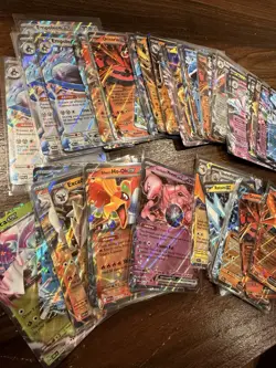 Pokemon TCG Secret Rare Full Art MEGA bundle EX cards Bulk Joblot Lot x75 Cards - Image 2