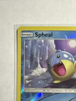 Spheal 50/236 Reverse Holo Card Sun & Moon - Cosmic Eclipse Pokemon TCG NM - Image 3