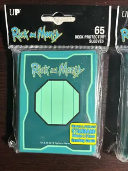 2-Ultra-Pro - Rick and Morty - Mr. Meeseeks- 65 each pack Card Protector Sleeves - Image 2
