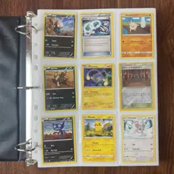 Pokemon TCG Cards Lot Binder 100+ Cards Pikachu Mewtwo Lugia Raichu Holographics - Image 1